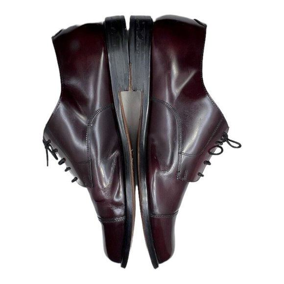 Cole Haan Caldwell Oxford Men's 14 D Burgundy Leather CapToe Lace Up 08331 - Picture 6 of 10